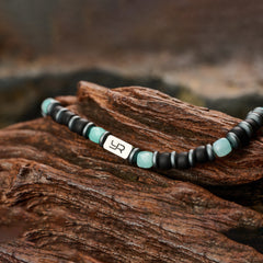 Amazonite & MIYUKI Seed Beads Bracelet(4mm)