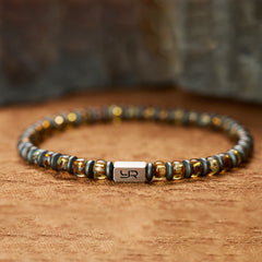 Miyuki Bead & Hematite Bracelet(4mm)