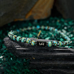 Light Blue Miyuki Bead & Hematite Bracelet(4mm)