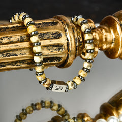 Yellow Miyuki Bead & Hematite Bracelet(4mm)