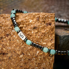Amazonite & Hematite Bracelet(4mm)