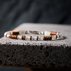 Topaz & Hematite Bracelet(4mm)