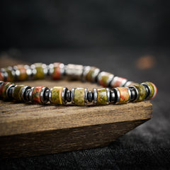 Green Epidote Bracelet II(6mm)