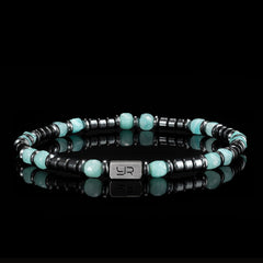 Amazonite & Hematite Bracelet(4mm)