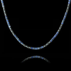 Blue Vein Stone Necklace