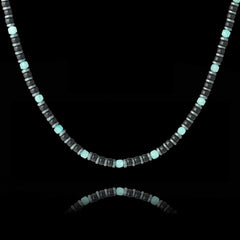 Amazonite & MIYUKI Seed Beads Necklace(4mm)