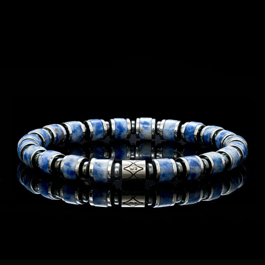 Blue Spot Stone Bracelet(6mm)