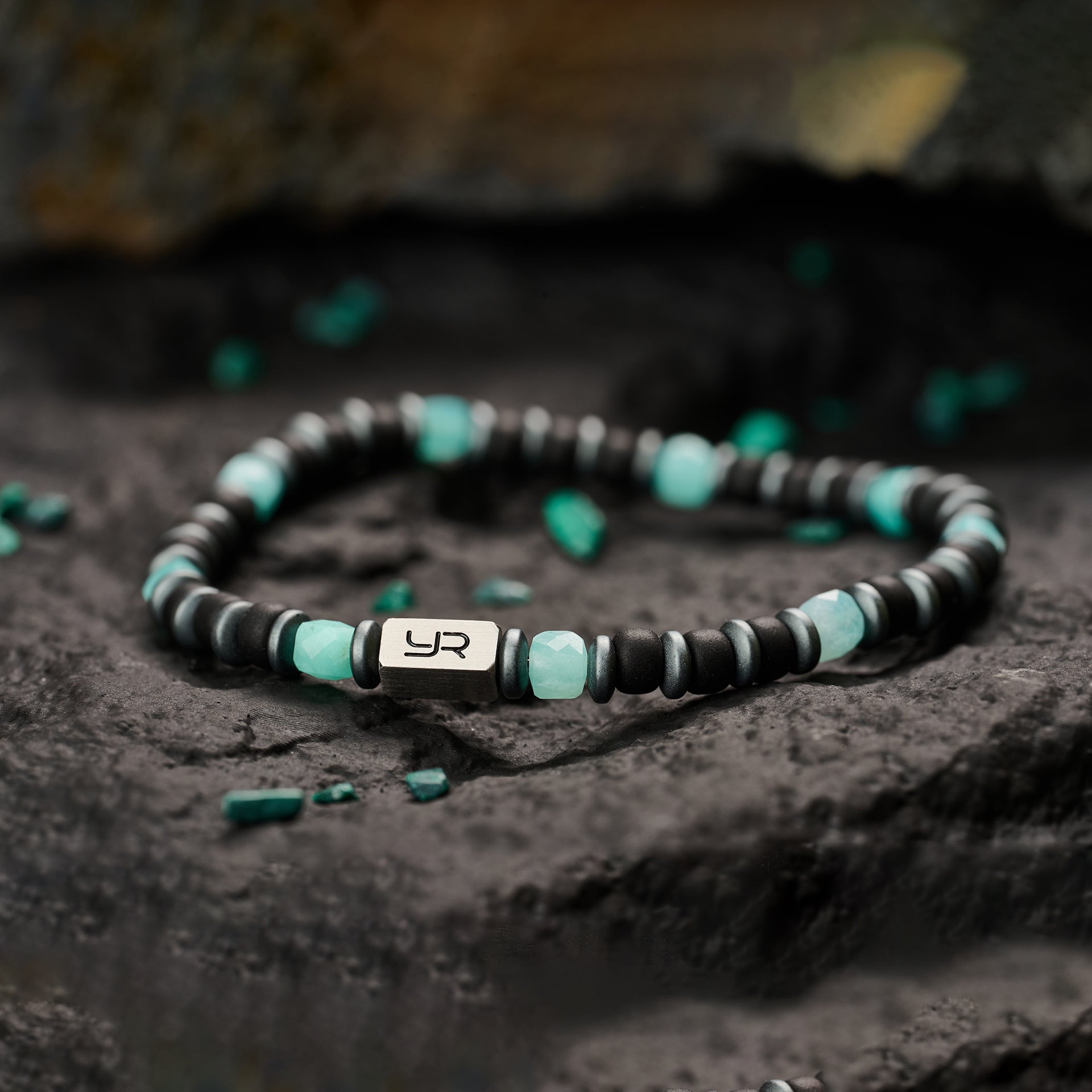 Amazonite & MIYUKI Seed Beads Bracelet（4mm）