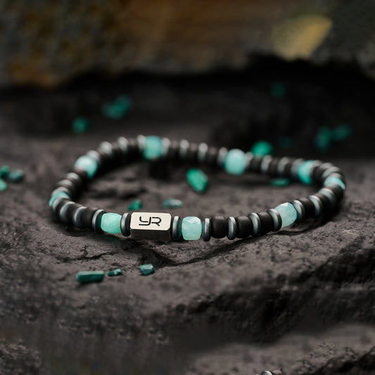 Amazonite & MIYUKI Seed Beads Bracelet（4mm）