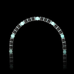 Amazonite & MIYUKI Seed Beads Necklace（4mm）
