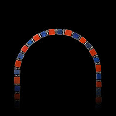 Lapis Lazuli and Red Stone Necklace