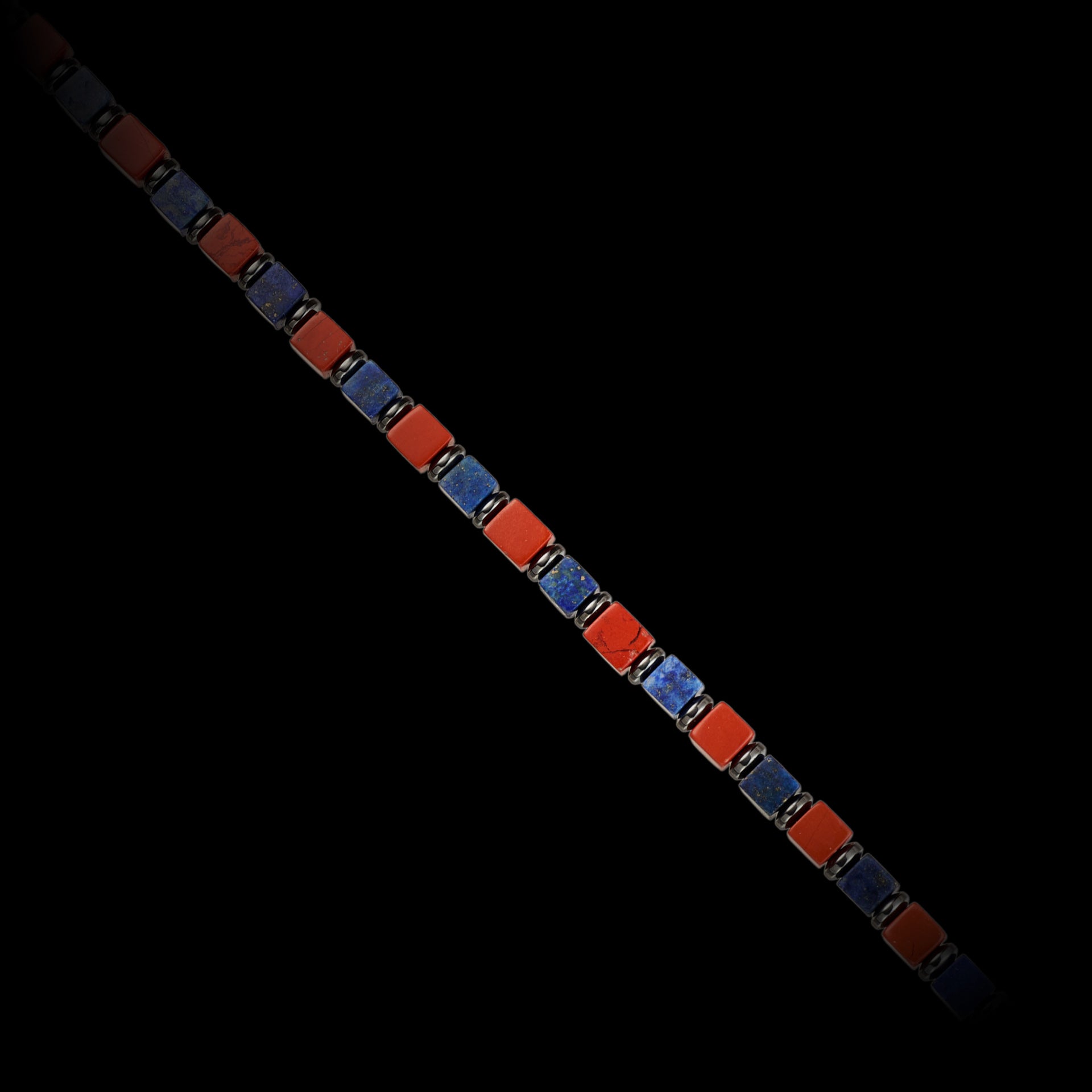 Lapis Lazuli and Red Stone Necklace