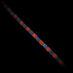 Lapis Lazuli and Red Stone Necklace