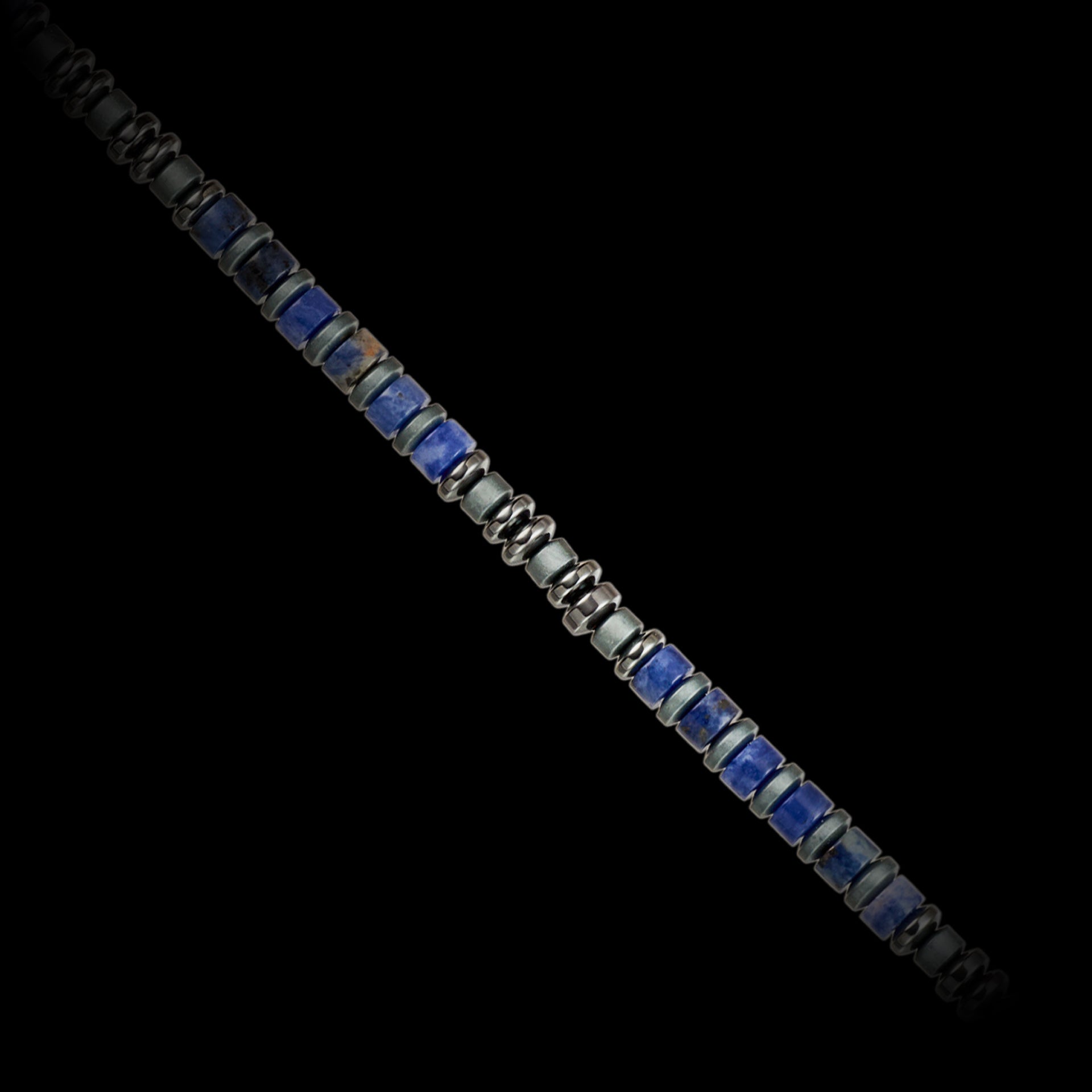 Blue Vein Stone Necklace