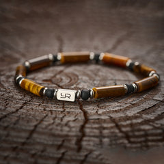 Long-Cut Tiger Eye Bracelet（4mm）