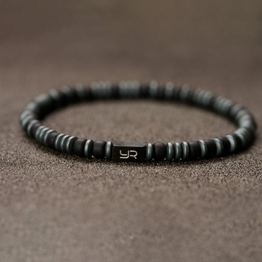 Black Miyuki Bead & Hematite Bracelet II