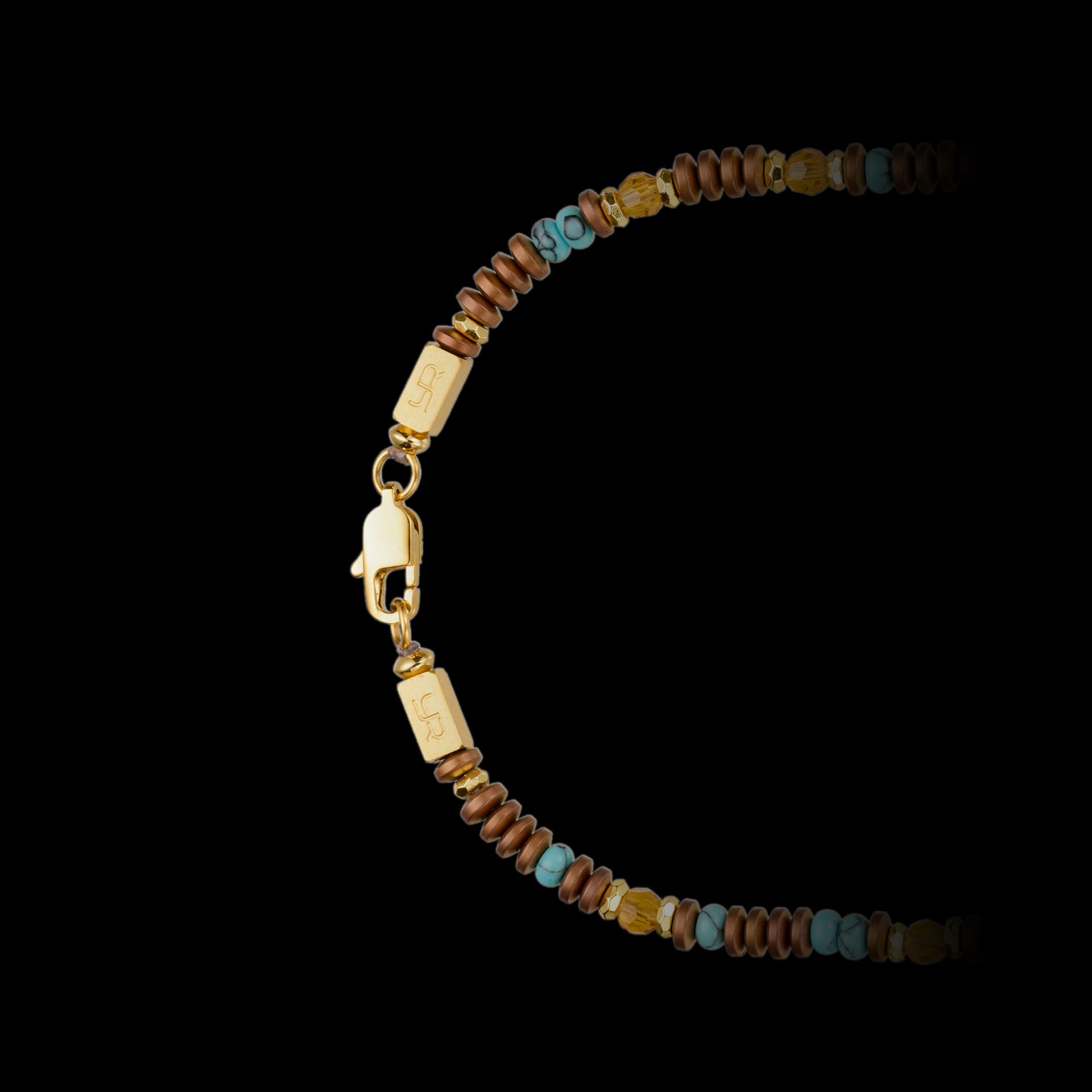Citrine and Hematite Necklace（4mm）