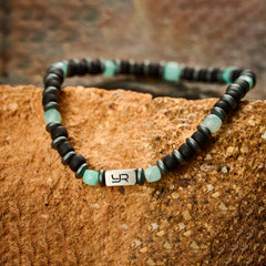 Amazonite & MIYUKI Seed Beads Bracelet（4mm）