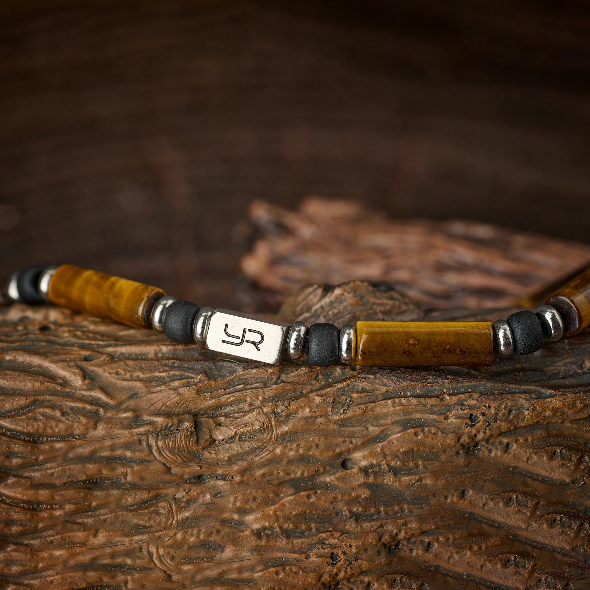 Long-Cut Tiger Eye Bracelet（4mm）