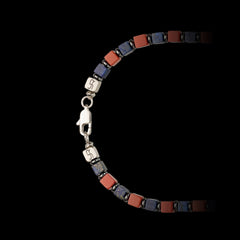 Lapis Lazuli and Red Stone Necklace