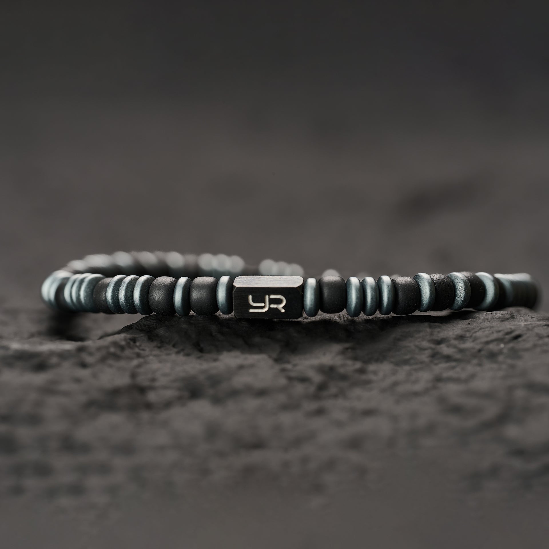 Black Miyuki Bead & Hematite Bracelet II