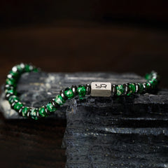 Green Miyuki Bead & Hematite Bracelet（4mm）