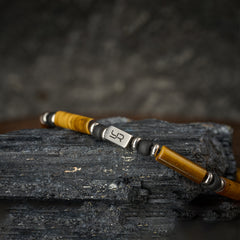 Long-Cut Tiger Eye Bracelet（4mm）
