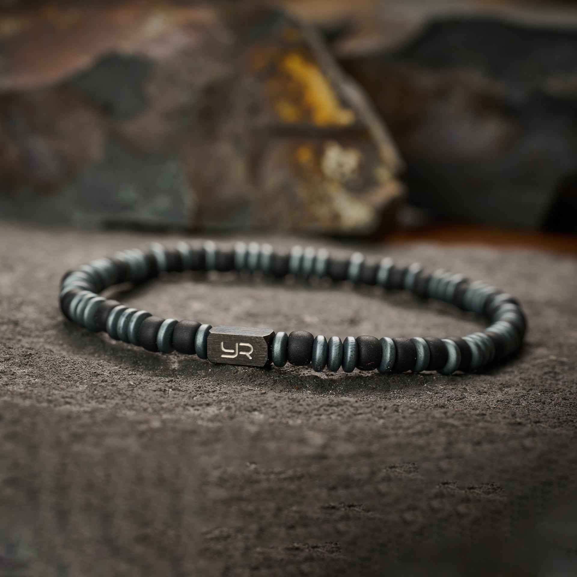 Black Miyuki Bead & Hematite Bracelet II