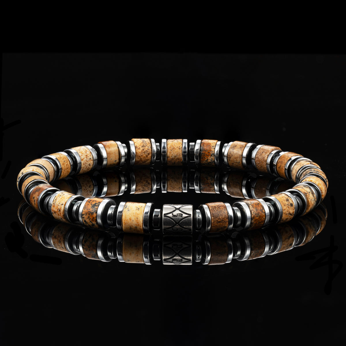Picture Jasper Bracelet（6mm）