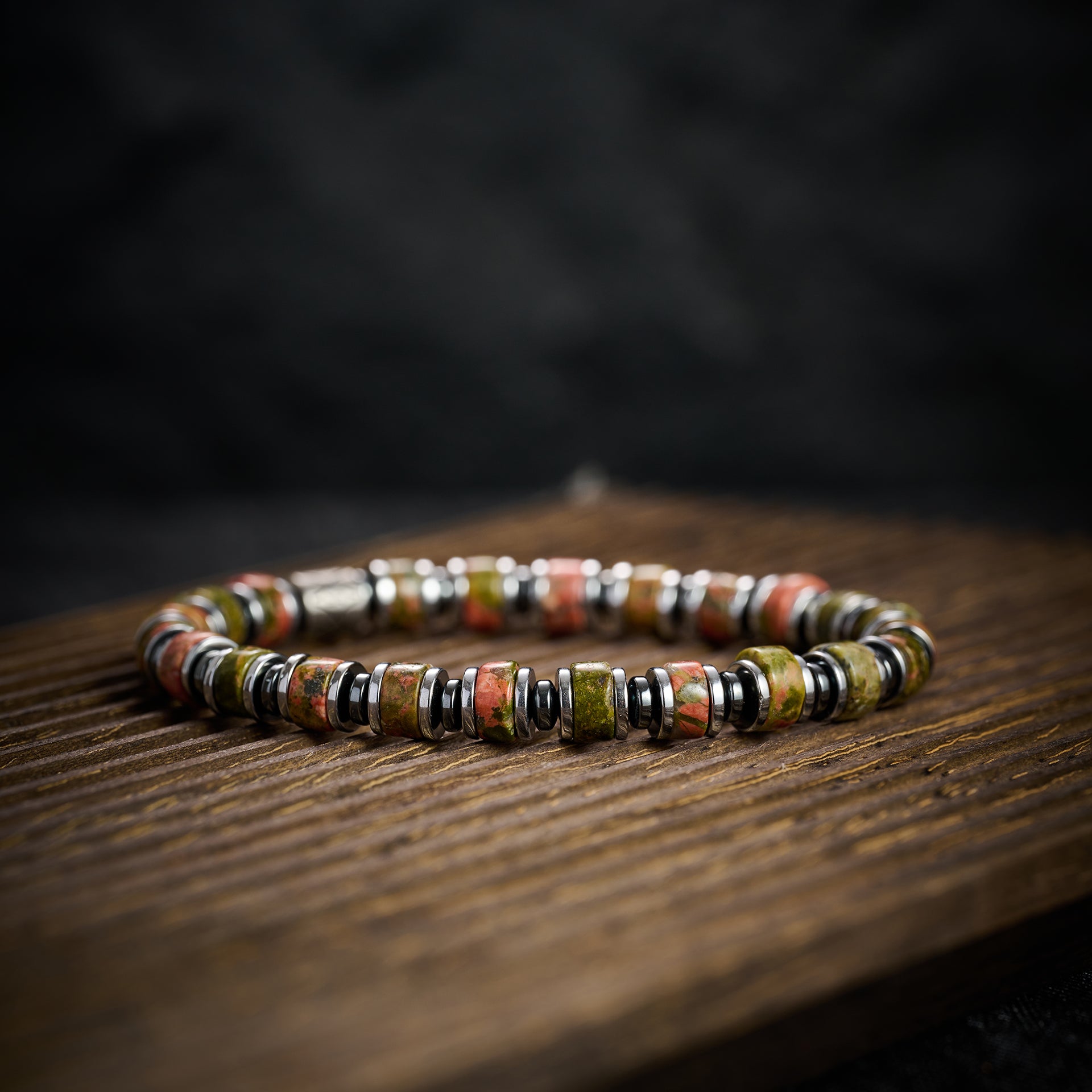 Green Epidote Bracelet II（6mm）