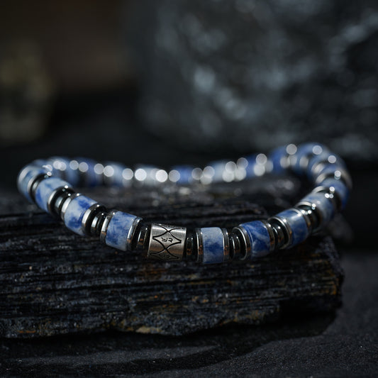Blue Spot Stone Bracelet（6mm）