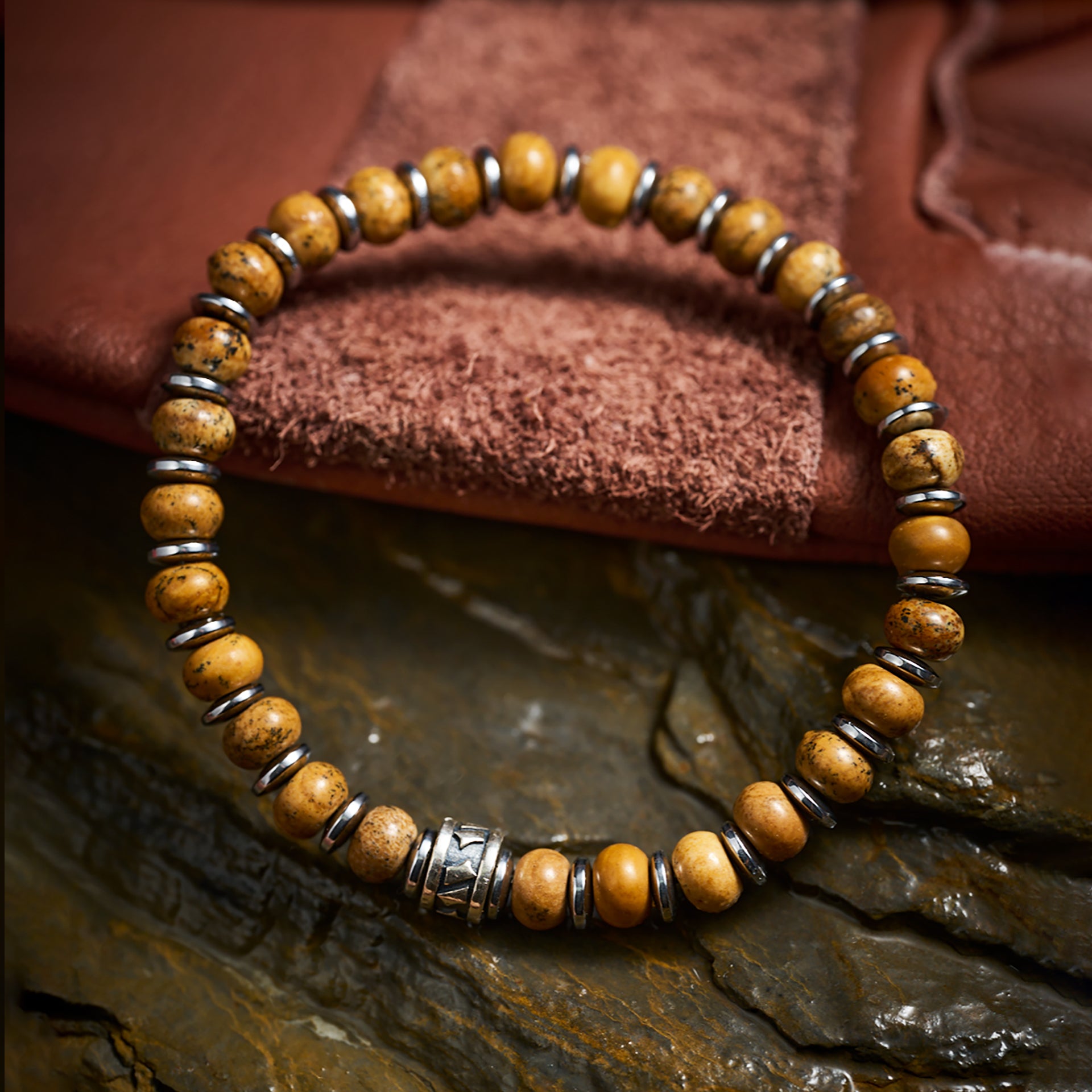 Picture Jasper Bracelet II（6mm）