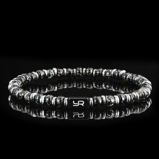Black Miyuki Bead & Hematite Bracelet（4mm）