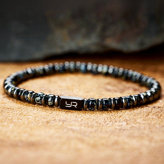 Black Miyuki Bead & Hematite Bracelet（4mm）