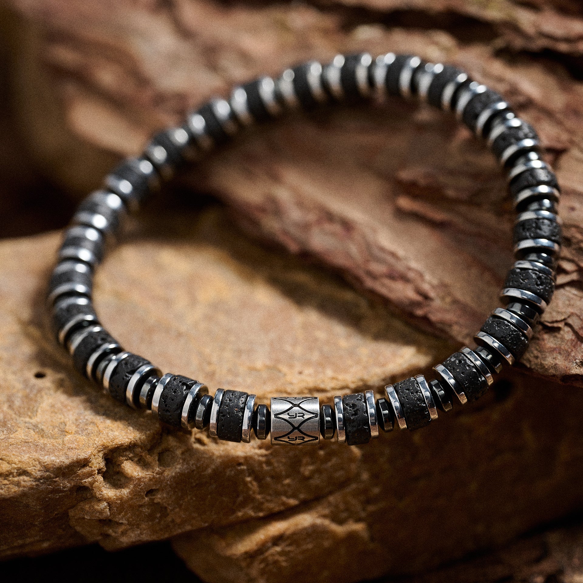 Lava Stone Bracelet（6mm）