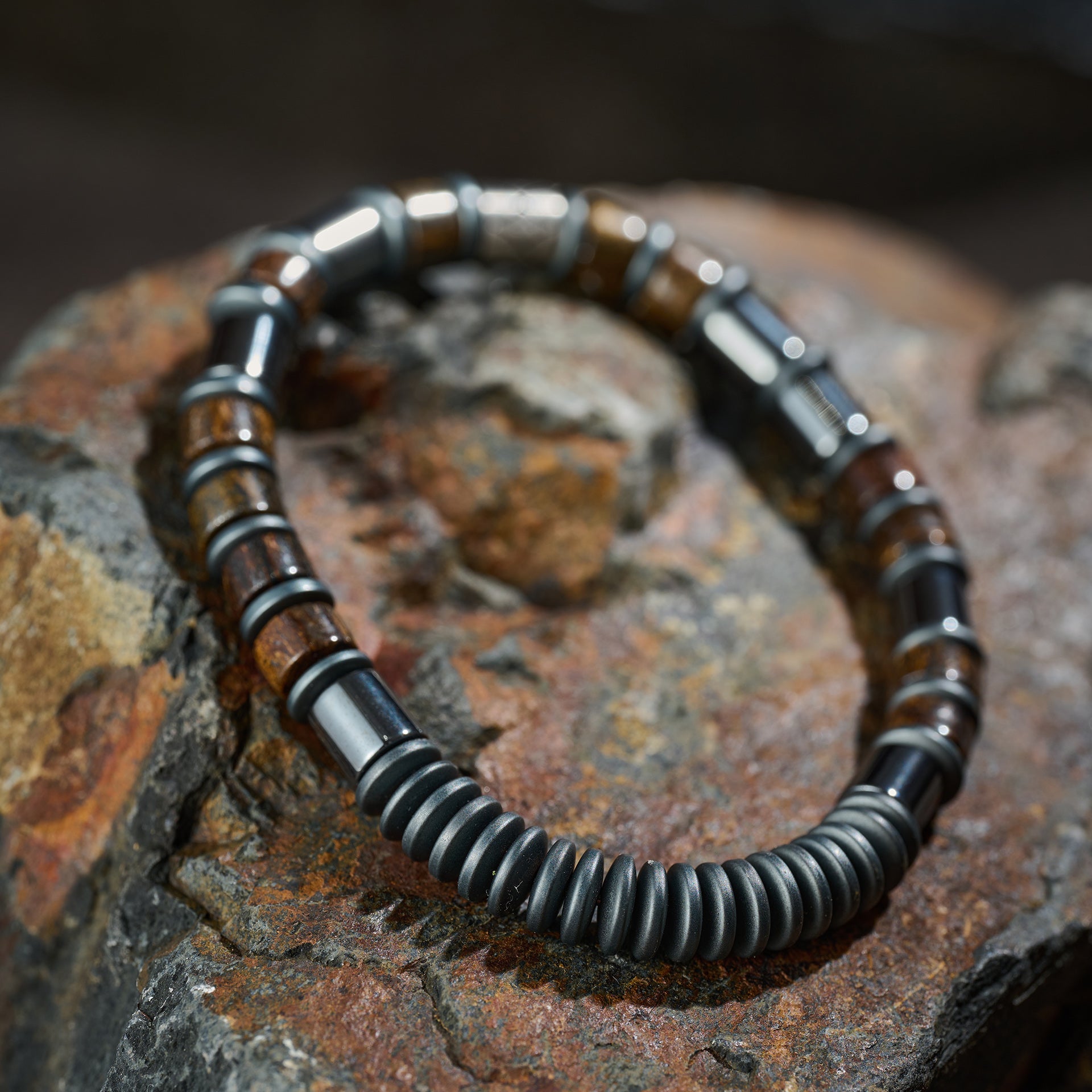 Goldstone & Hematite Bracelet（6mm）