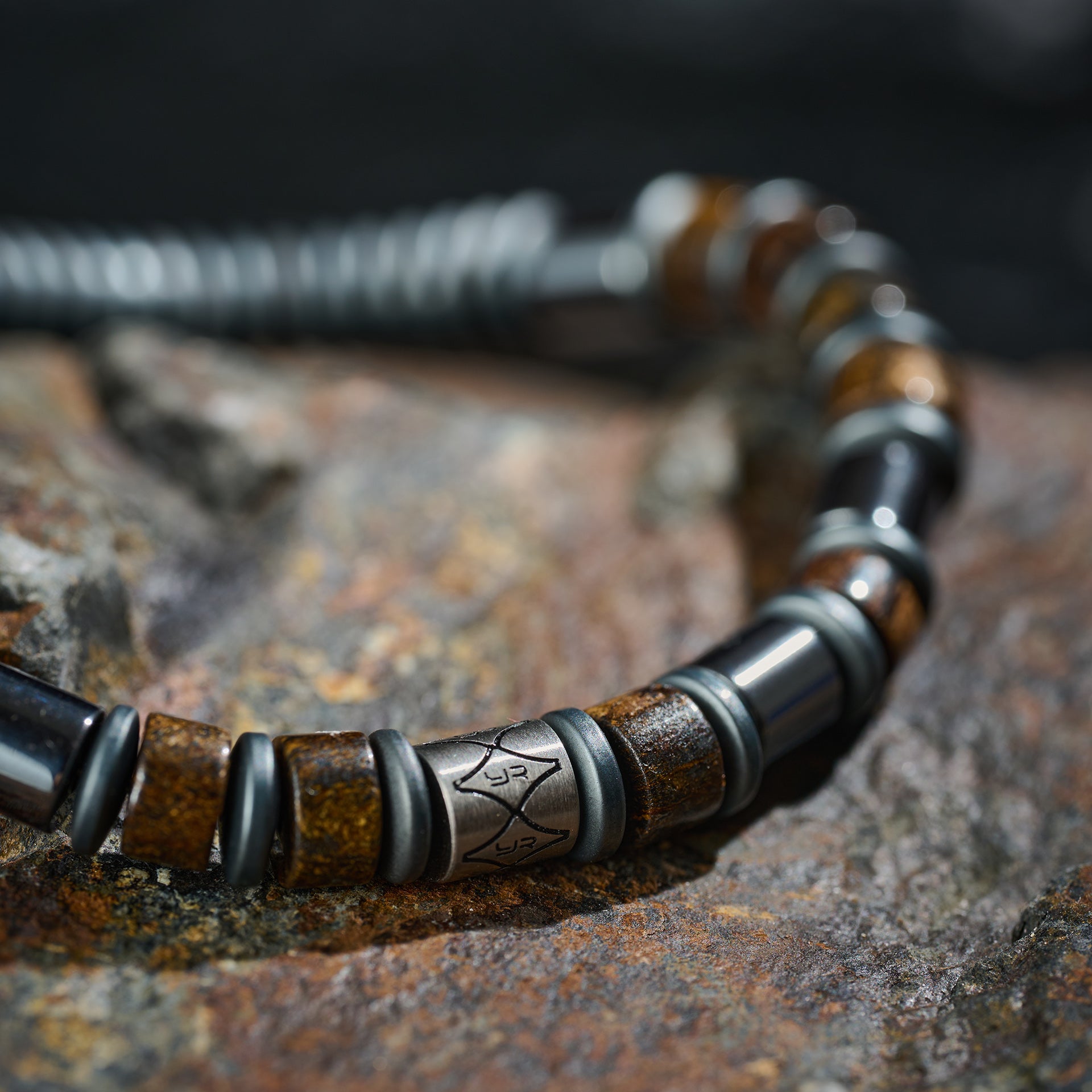 Goldstone & Hematite Bracelet（6mm）