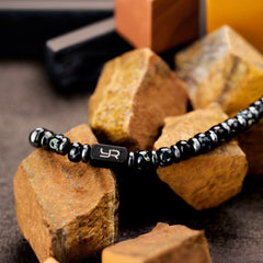 Black Miyuki Bead & Hematite Bracelet（4mm）