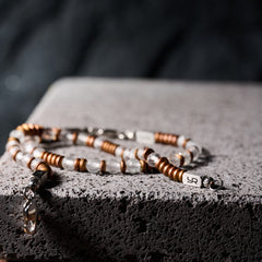 Topaz & Hematite Bracelet（4mm）