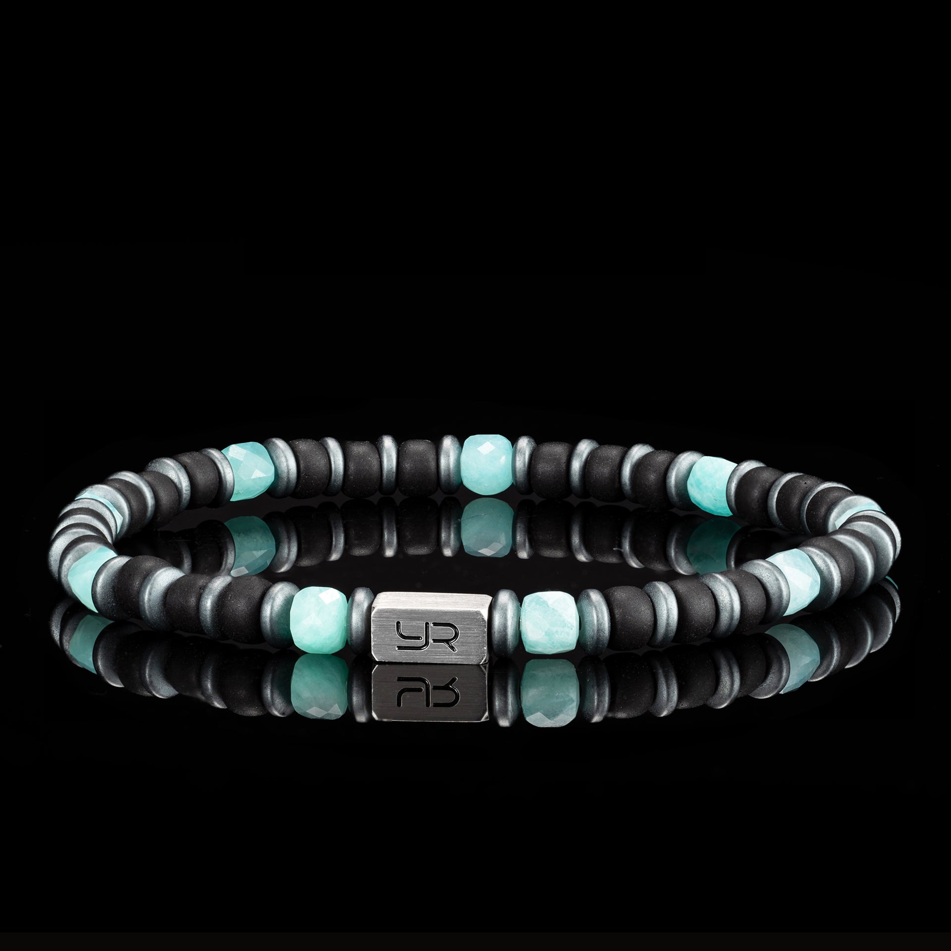 Amazonite & MIYUKI Seed Beads Bracelet（4mm）
