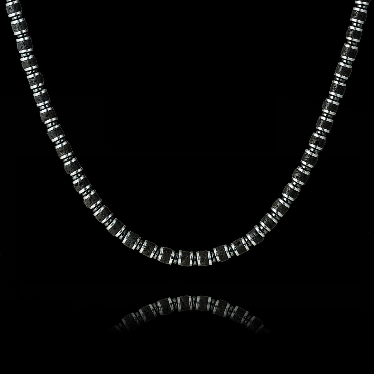 Lava Stone Necklace（6mm）