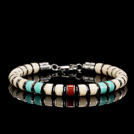 White Fossil Bracelet（6mm）